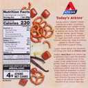 Atkins Vanilla Caramel Pretzel Protein Meal Bar, High Fiber, 2g Sugar, 4g Net Carbs, Meal Replacement, Keto Friendly, 5 Count, BB Date: 03/11/26