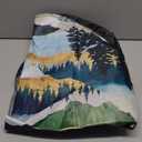 Abstract Mountains Deer Lake Landscape Spare Tire Cover Wheel Protectors Weatherproof Wheel Covers Universal Fit for Trailer Rv SUV Truck Camper Travel Trailers Accessories 14in