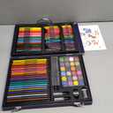 homicozy Art Supplies Kit for Kids Ages 4-12,Unicorn Art Case Coloring Set,Drawing Kits with Markers, Crayons, Colored Pencils,Oil Pastels,Coloring Book,School Supplies,Gift for Kids Artist Age 4+