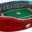 StadiumSpot Officially Licensed NCAA Premium Oval Dog Bed, Alabama, Small (Alabama Crimson Tide, Small)
