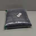 ChrisDowa Room Divider Curtain 90 Inches Long, Wide Blackout Sliding Door Curtain for Bedroom, Room Darkening Privacy Window Curtain for Patio Door (1 Panel Set, Dark Grey, 100 x 90 Inch)