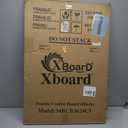 XBoard Dry Erase Calendar Whiteboard 36 X 24 - Combo White Board Calendar Monthly, Magnetic White Board + Corkboard with Black Aluminum Frame, 10 Colorful Push Pins & Marker Tray Included