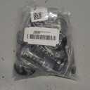 12 Pack Deck Anchors Pegs with Carabiners - Aluminum Rope Tensioner; Tent Tie Down Stakes, Windproof Canopy Tent Anchors, Outdoor Camping Accessories (Black)