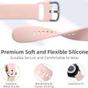 DaQin 10 Pack Bands Compatible with Samsung Galaxy Watch 7/6/5/4 40mm 44mm/Watch 6 Classic 43mm 47mm/Watch 5 Pro 45mm/Watch 4 Classic/Active 2 Band, 20mm Soft Silicone Sport Strap Wristbands Women Men