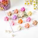 Small Flower Hair Clips 100PCS, Mini Hair Clips Baby Claw Clips Cute Jaw Clips Hair Pins Hair Barrettes Toddler Hair Accessories for Women Girls Kids Teens Pink Colors