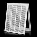 16x20 Air Return Grille [Duct Opening Size] Return Vent Cover for Wall or Ceiling,Steel Return Air Grill Removable Face/Door for 1 inch Filters(16"W x 20"H [Duct Opening])