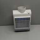 FUNMAS 3-in-1 Indoor Dryer Vent, Stainless Steel Screen Filter, Polyester Filter and Water Drawer System, Upgrade Safety Vent Flap, with 4 Pieces Polyester Filters, For Electric Clothes Dryers (White)