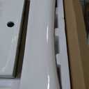 20"x17" Small White Porcelain Pedestal Sink 1 Hole for Bathroom, 20"x17"x32"H