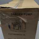 FLUENTPOWER 1HP Portable Garden Transfer Pump, 900GPH Electric Sprinkler Booster Pump, Shallow Well Jet Pump for Home Lawn Irrigation and Water Draining
