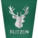 2 x Santa Barbara Design Studio Holiday 8-Count Plastic Frost Beverage Cups, 16 Fluid Ounces, Blitzen Reindeer