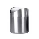OKT 1.5 Gallon Countertop Silver Trash Can Swing Top Lids Stainless Steel for Bathroom,Office,Kitchen,Desk,Coffee Table