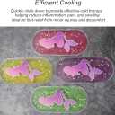 3 x Boo Boo Ice Pack for Kids, Small Ice Pack for Injuries Cold Compress Gel Pack Cold Therapy for Scrape Knee, Bump Head, Hurt Elbow, Hit Thumb (4 Count (Mermaid))