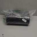 Anzoymx Stainless Steel Bathroom Trash Cans 1.8 Gallons Small Garbage Can with Pop up Lid, Metal Narrow Wastebasket, Slim Waterproof Litter Trash Bins Set for Bedroom, Toilet, Office (Black)