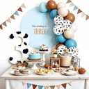 2 x 80 PCS Latex Cow Balloons Cow Print Balloons Black White Balloon Cute Funny Party Decorations for Birthday Party Theme Favor Western Farm Rodeo Supplies Decoration Shower Daily Use Decorate