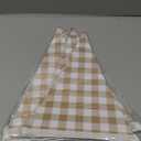 Gilprop 49.2 Ft / 60 Pieces Light Brown Plaid Party Decorations Pennant Banner Triangle Flags Garland Bunting Banner for Birthday Gender Reveal Wedding Baby Shower Decor Supplies