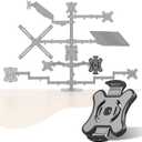 Pholiten Universal VESA Mount Adapter for Tablets, 2-in-1 Laptops, & 15.6 inch Portable Monitors, VESA 100x100, Adjustable Laptop Holder, Extend to 7.68-10 inch