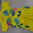 Girls Two Piece Swimsuit Floral UPF 50+ Rash Guard Set Kids Beach Swimwear