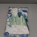 Teal Eucalyptus Botanical Leaves Floral Window Curtains Blue Watercolor Turquoise Flower Plant Wildflower Farmhouse Curtain Drapes Herb Curtains for Bedroom Living Room Treatment 42Wx63H (42"W x 63"L (Pack of 2), 07 Navy Blue)