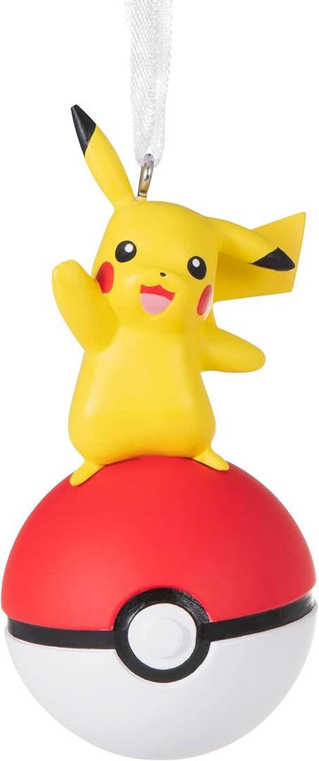 Hallmark Pokmon Pikachu on Pok Ball Christmas Ornament