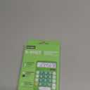 CATIGA Desktop Calculator 8 Digit with Solar Power and Easy to Read LCD Display, Big Buttons, for Home, Office, School, Class and Business, 4 Function Small Basic Calculators for Desk, CD-8185 (Green)
