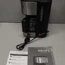 KRUPS Simply Brew Compact 5 Cup Coffee Maker: Stainless Steel Design, Pause & Brew, Keep Warm, Reusable Filter, Drip-Free Carafe
