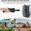 Starlink Gen 3 Mount, Starlink Tripod Mount Gen 3 with Adapter, Adjustable Height Starlink Rev4 Standard Kickstand Dish Accessories, Easy Installation