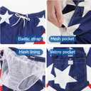 Mens Swim Trunks Swim Shorts Swimwear Swimsuit Beach Shorts Bathing Suits Quick Dry Waterproof (Blue, S)