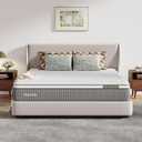 Novilla 12 Inch King Mattress,Hybrid Mattress King Size with Silky Cool Fabric, Gel Memory Foam & Pocketed Coils for Motion Isolation & Refreshing Cool Nights CertiPUR-US Certified Mattresses in a Box