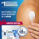 CeraVe Après Ski Moisturizing Cream, Body and Face Moisturizer for Dry Skin, Hyaluronic Acid and Ceramides, Daily Moisturizer, Oil-Free, Fragrance Free, Non-Comedogenic, Limited Edition, 12 Ounce