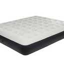 AVENLI KING SIZE FLOCKED AIR BED WITH BUILT IN PUMP