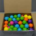 Leyndo 200 Pcs Stress Balls for Adults & Kids Bulk Motivational Quotes Stress Relief Colorful Foam Squeeze Balls Relief at Work/School/Home, Perfect Party Favors, Light