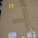 PRAISUN 55 Inch L Shaped Office Desk with Power Outlets and Type-C Port, Large Computer Gaming Desk with 3 Fabric Drawers, Mesh Shelves, Corner Study Work Writing Desk, Rustic Brown