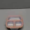 Palksky Lunch Box Containers Stainless Steel, Bento Lunch Box for Adults Men Women, 3-Compartments Metal Food Storage Containers with Leakproof Lids for Travel Picnics Office (1 Pack)