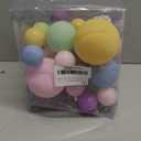 45 Pcs Pastel Christmas Ball Ornaments Decorations Set,Macaron Color Hanging Ornaments Balls Set,Pearl Christmas Tree Pendants Ball Xmas Tree Decoration