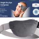 MyHalos Heated Eye Compress & Stye Eye Treatment for Dry Eyes - Washable Warm Stye Compress -Reversible Moist Heat Eye Mask for Blepharitis & MGD - Eye Stye Heat Compress - Stye Treatment Patch