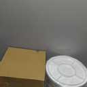 10in Plastic Cake Carrier with Handle, Round Cake Holder with Lid Pink Cake Container for 10in Cake(white)