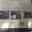 Calvin Klein - Queen Bonus Comforter Set, Reversible Bedding with Matching Bed Sheets, Pillowcases & Shams, Oeko-Tex Certified (Blue)