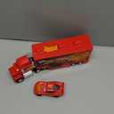 Mattel Disney and Pixar Cars Transforming Mack Playset, 2-in-1 Toy Truck & Tune-Up Station with Launcher, Lift & More, Movie-Inspired Graphics, Gift for Kids Ages 4 Years Old & Up