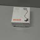 Desk Lamp Clip Light, 10 Dimmable Brightness 3 Light Modes Reading Light, Clamp Bedside Lamp for Painting, Craft, Study (Black)