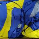OZIS 20FT Inflatable Gaga Ball Pit with Gagaball, Portable Gagaball Court for Indoor/Outdoor Sports, Family Activities Easy to Setup (Blue&Yellow)