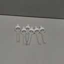 6Pack Replacement Screw Droppers, 1.0 ml Straight Tip Pipette Plastic Closure Top For Minoxidil Bottles