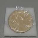 Natural Travertine Marble Jewelry Dish, Beige Round Small Tray 4.5 inch, Modern Stone Shower Soap Holder, Decorative Trinket for Rings, Earrings