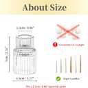 Candle Holder Glass Candlestick Holders: Hewory 20PCS Clear Taper Candle Holders Bulk for Table Centerpiece, Glass Candle Holder Candle Stick Holder Decor for Christmas Wedding Party Bridal Showers