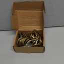 20 Pack Coat Hooks Wall Hooks for Hanging, Heavy Duty Double Prong Metal Hook Wall Mounted for Living Room, Bathroom, Kitchen, Bedroom for Coat, Bag, Scarf, Towel, Hat, Key, Cup (Bronze)