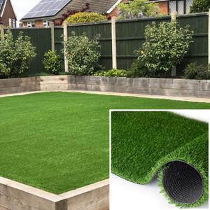 18MM 3FTX5FT Artificial Grass Carpet, Customizable Fake Grass Lawn Low Cost Maintenance, Indoor and Outdoor Garden Balcony Synthetic Green Grass 