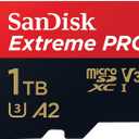 SanDisk MicroSD Card 1TB Extreme Pro Compatible with DJI Avata 2, Mini 4K Drones (SDSQXCD-1T00-GN6MA) V30 Card 200 MB/s - Bundle with 1 Everything But Stromboli MicroSDXC Card Reader