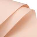 MECCANIXITY Pearlescent Film Flower Wrapping Paper 22.8x22.8 Inch Waterproof for DIY Crafts, Gift/Gift Box Packaging Cream Pink Pack of 20