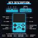 RegiisJoy 30000 in 1 Handheld Game Console, 3.5 inch IPS Screen Retro Game Console, 3800mAh Mini Portable Pocket Arcade 45 simulators 256G TF Card