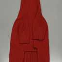 IECOii Dog Sweaters for Medium Dogs Girl Boy,Christmas Knit Doggy Sweatshirt with Sleeve,Turtleneck Thick Warm Dog Sweaters for Winter,Pullover Knitwear for French Bulldog,Boston Terrier (Red, L)