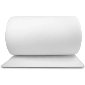 G4 Primary Efficiency Air Filter Sponge for Air Conditioning Dust Filter Screen Paint Baking Tank Water Purify(100cm x 100cm x 5mm) (White)